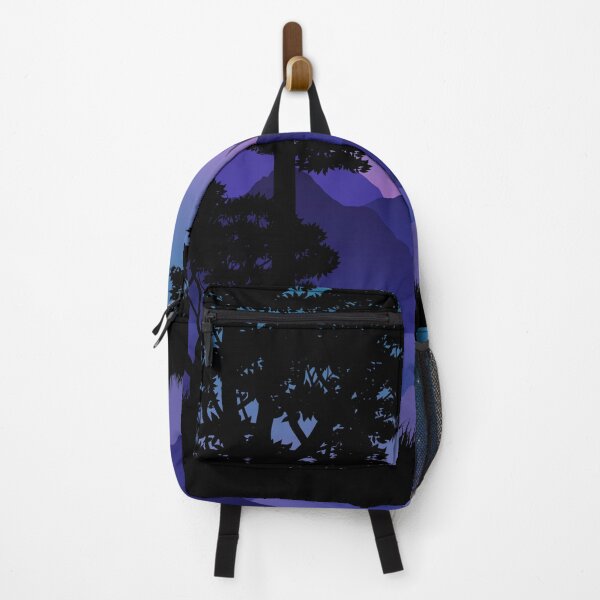 Item preview, Starry Night With Mountain Forest With River Landscape designed and sold by JTS STORE.