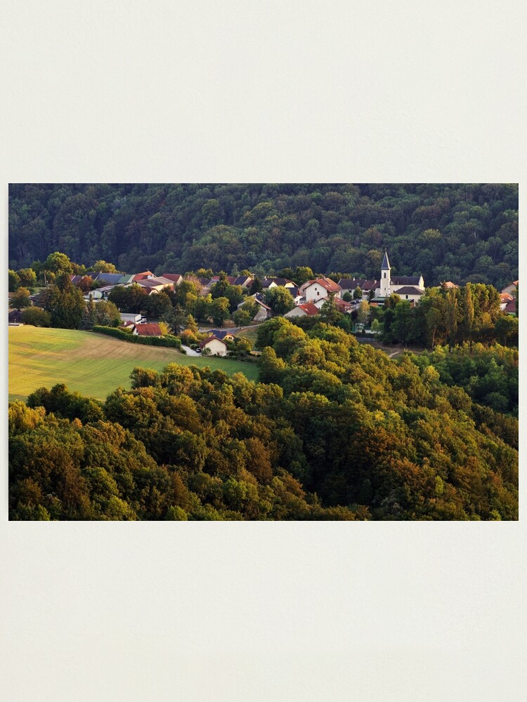 Alternate view of Evening light on Musieges village Photographic Print