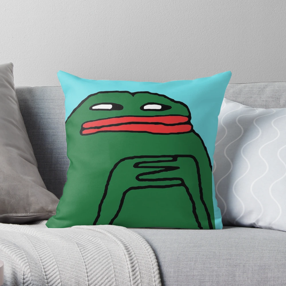 Pepe the cheap frog pillow