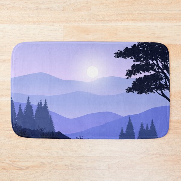 Item preview, Sunset With Forest And Mountain background designed and sold by JTS STORE.