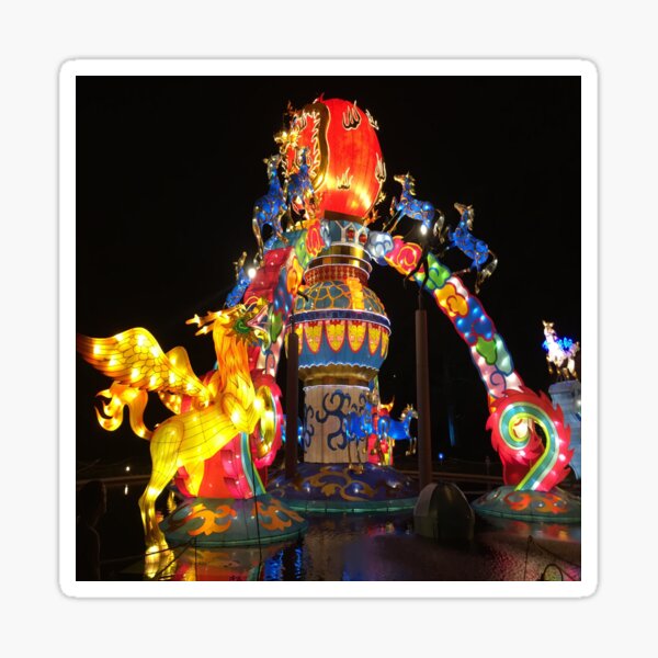 chinese lantern festival Sticker