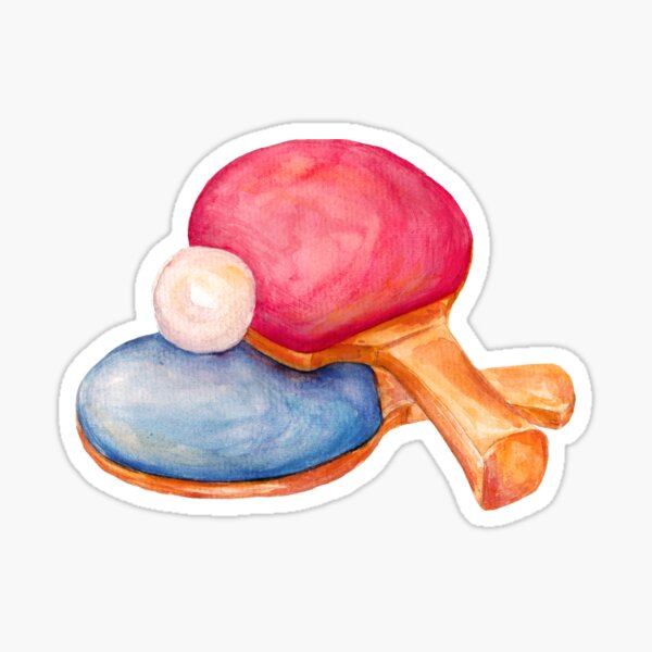 ping pong. table tennis Sticker