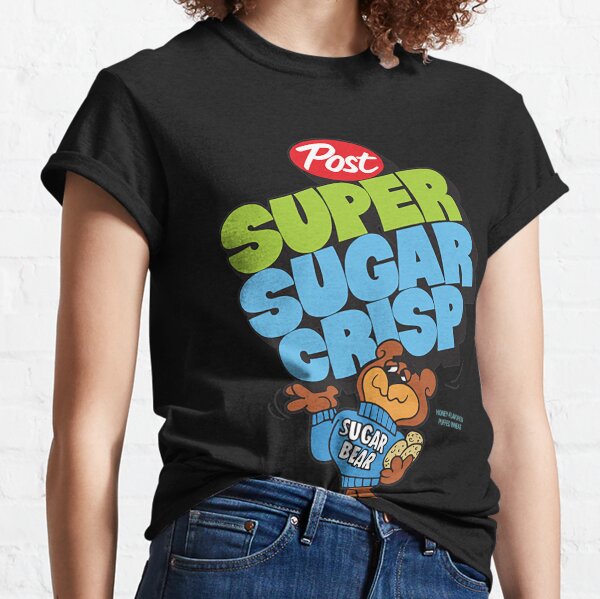 SUGAR BEAR Vintage Cereal Cartoon Retro Style Tee Shirt Crisp Unisex T-Shirt