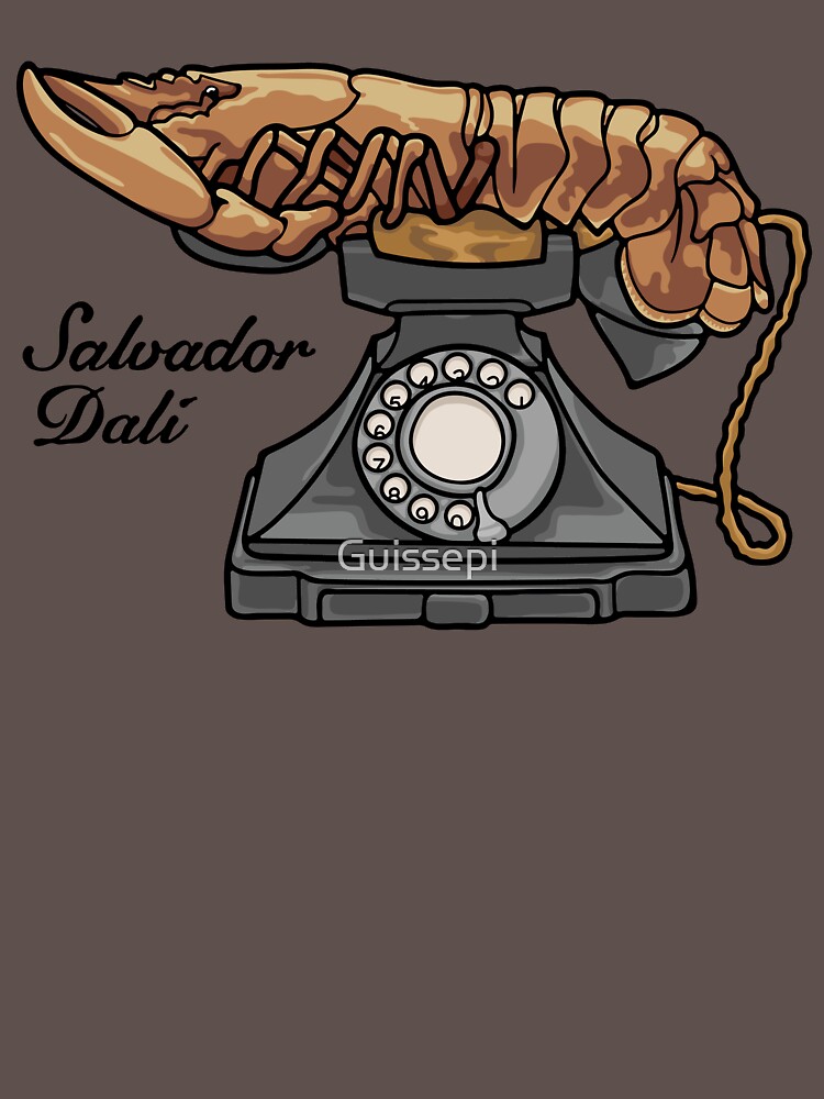 "Lobster Phone" Tshirt for Sale by Guissepi Redbubble salvador dali tshirts dali t