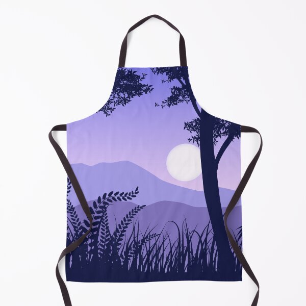 Item preview, Sunset Forest Landscape With Mountain Background designed and sold by JTS STORE.
