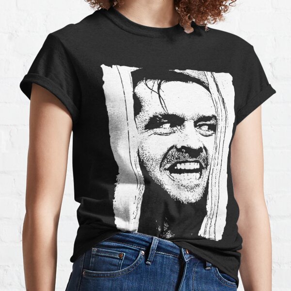 Vintage 90's The Shining Here's Johnny Jack Nicholson Movie Horror T-shirt stanley kubrick psychologisch drama mysterie thriller Maat L Kleding Herenkleding Overhemden & T-shirts T-shirts T-shirts met print 