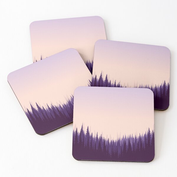 Item preview, Pine Forest Landscape With Sunrise Background designed and sold by JTS STORE.