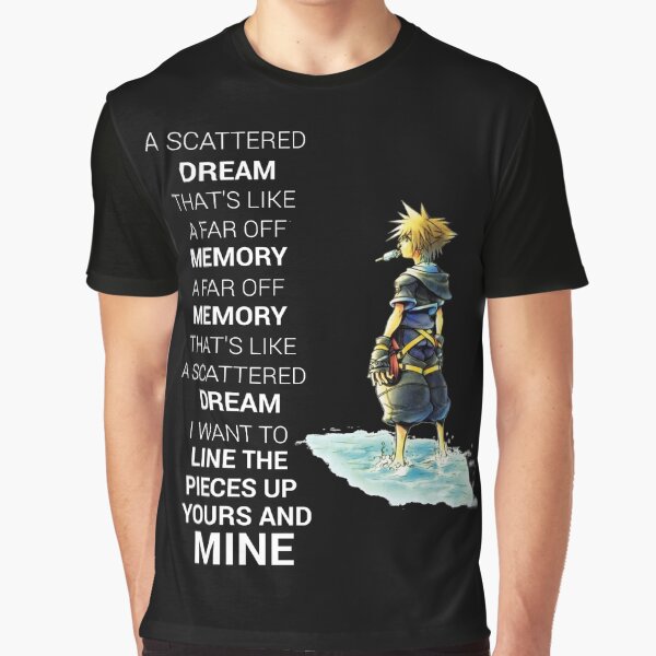 Vista previa del artículo con la obra «Kingdom Hearts Dream Quote», diseñado y vendido por raw95.