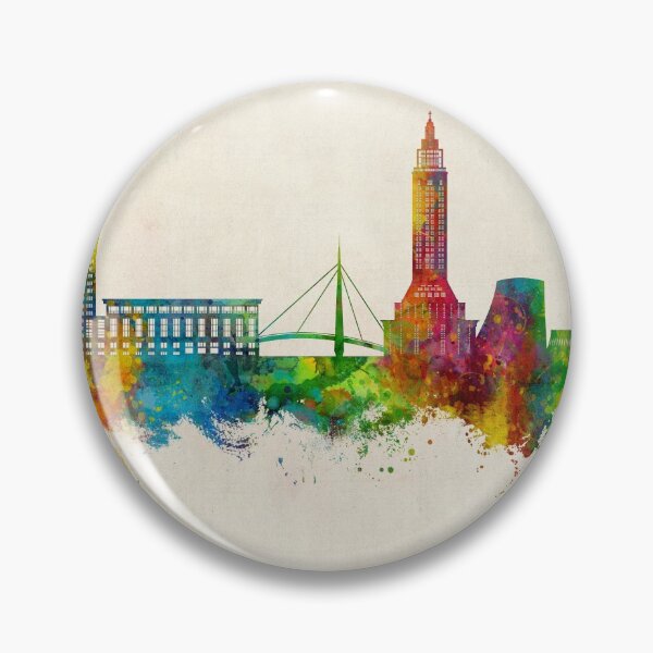 Item preview, Le Havre France Skyline designed and sold by ArtPrints.