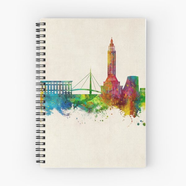 Item preview, Le Havre France Skyline designed and sold by ArtPrints.