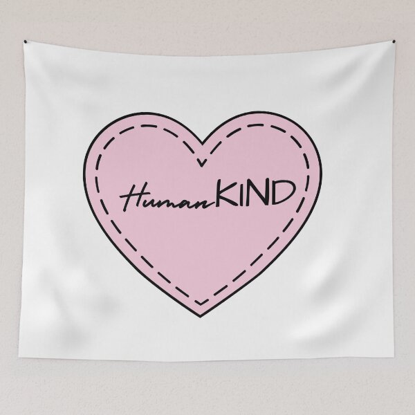 Item preview, Human Kind heart sticker designed and sold by birdsofthePNW.