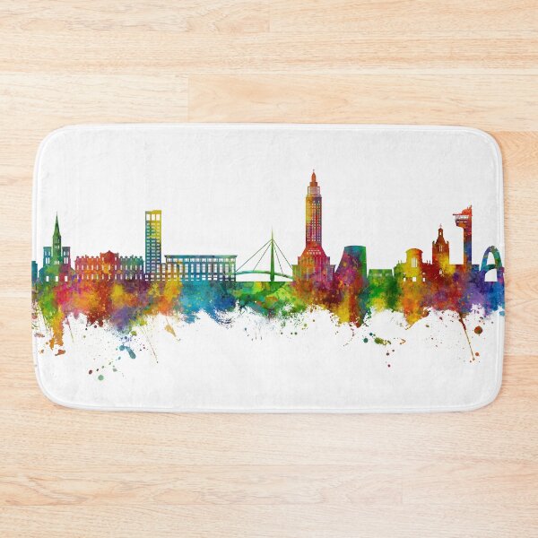 Item preview, Le Havre France Skyline designed and sold by ArtPrints.