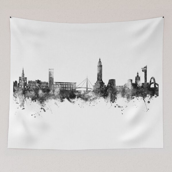 Aperçu de l'œuvre Le Havre France Skyline créée et vendue par ArtPrints.