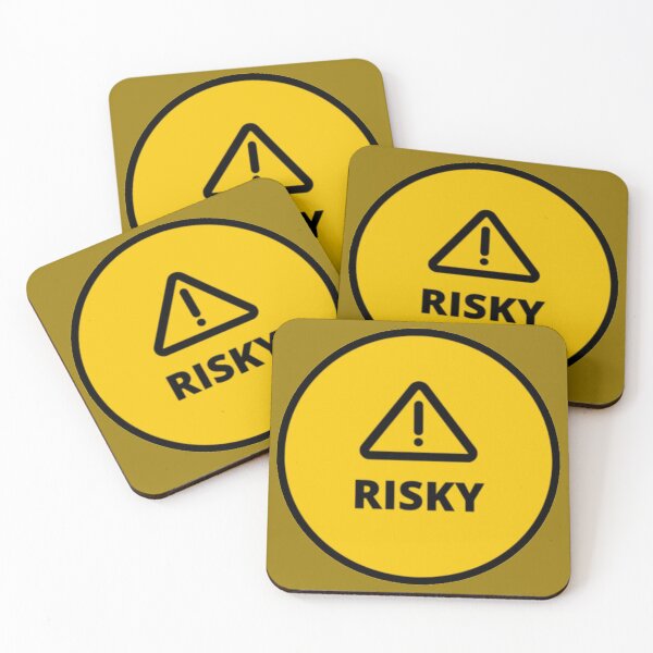 Item preview,  Risky round sticker design  designed and sold by exr378.