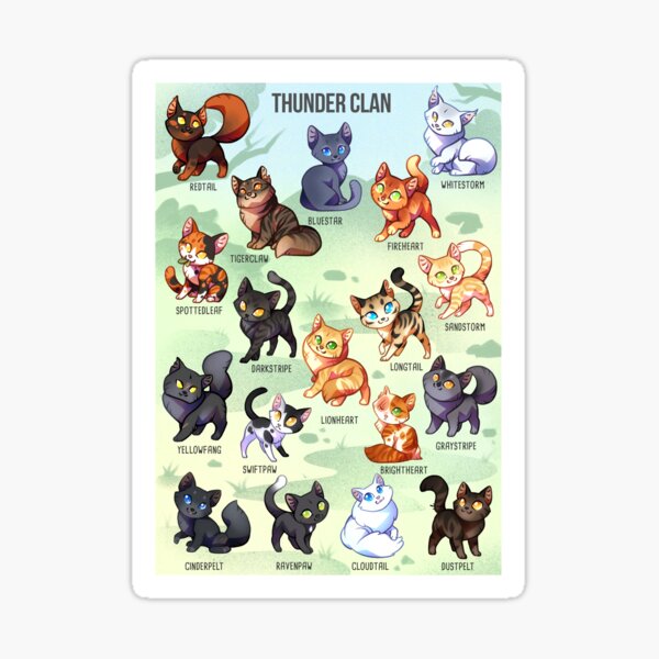 Bluestar - A Noble Leader Sticker for Sale by sodapoptops