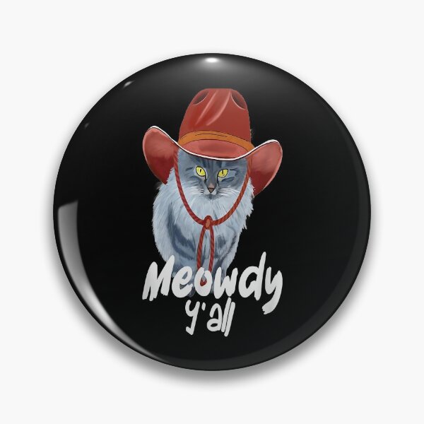 Item preview, Funny Catboy Cowboy Western Country Cat Meme Vintage Meowdy T-Shirt designed and sold by tinhpham.
