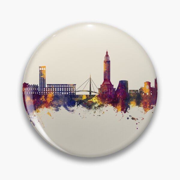 Item preview, Le Havre France Skyline designed and sold by ArtPrints.