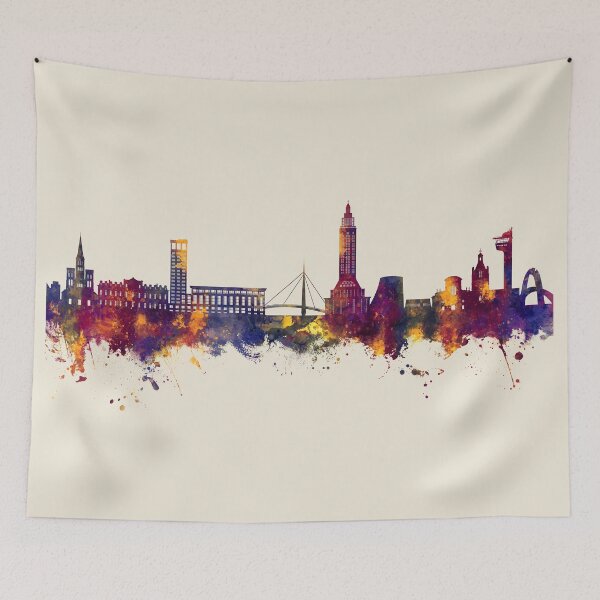 Aperçu de l'œuvre Le Havre France Skyline créée et vendue par ArtPrints.