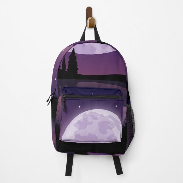 Item preview, Beautiful NIght Lake With Full Moon Rising designed and sold by JTS STORE.
