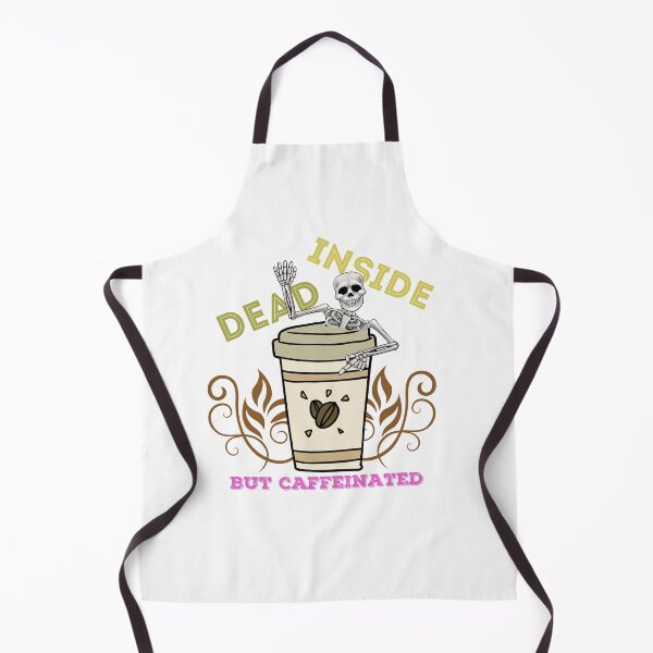Item preview, Funny Coffee Lovers T-Shirt Dead Inside But Caffeinated T-Shirt designed and sold by wijit.