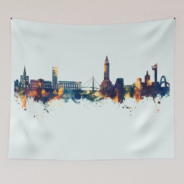 Aperçu de l'œuvre Le Havre France Skyline créée et vendue par ArtPrints.