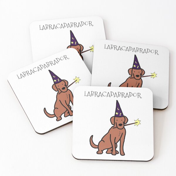 Item preview, Labracadabrador Wand Retriever (Chocolate Lab) designed and sold by Kangavark.