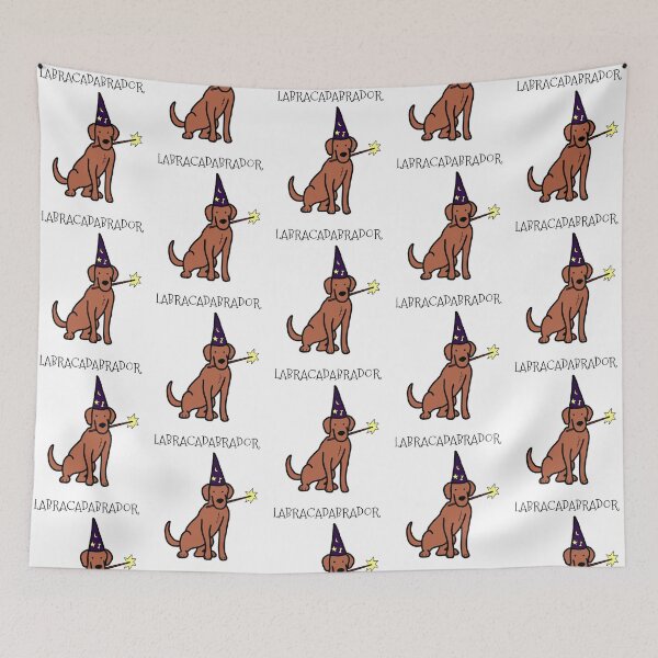 Item preview, Labracadabrador Wand Retriever (Chocolate Lab) designed and sold by Kangavark.