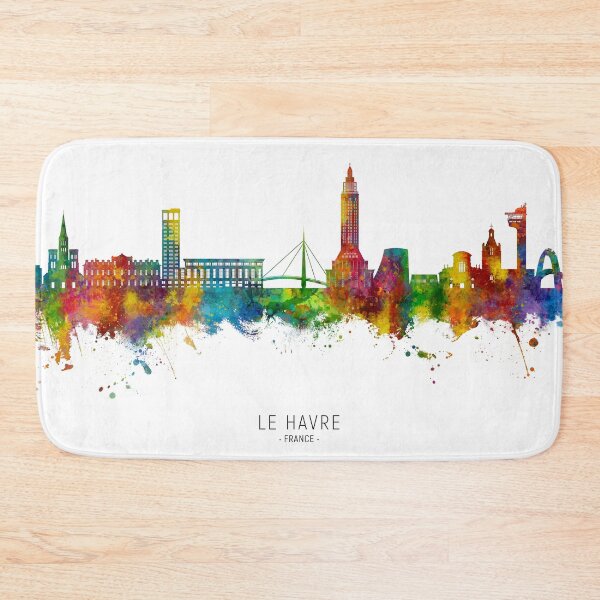 Item preview, Le Havre France Skyline designed and sold by ArtPrints.