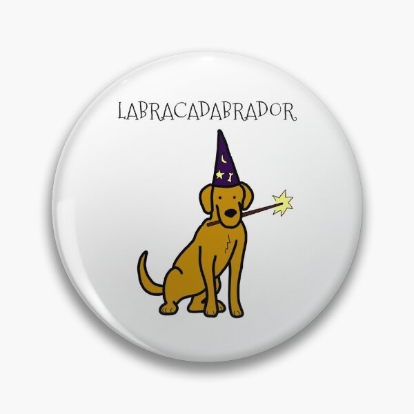 Item preview, Copy of Labracadabrador Wand Retriever (Yellow Lab) designed and sold by Kangavark.