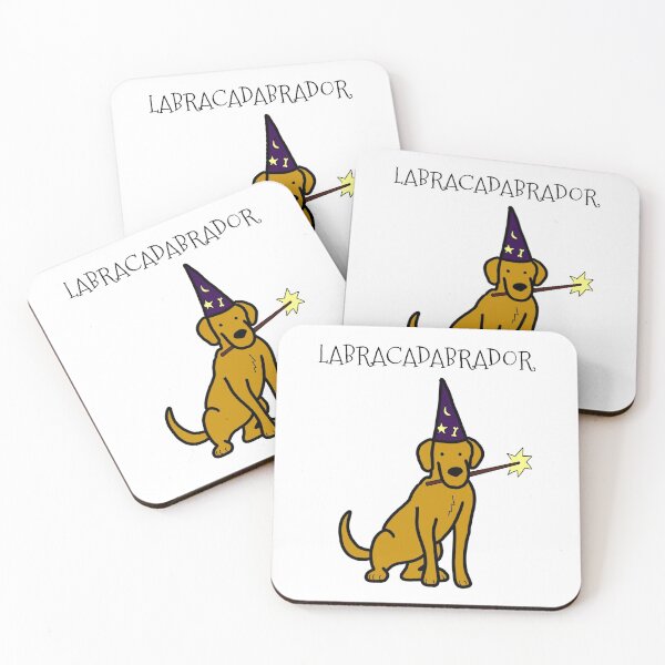 Item preview, Copy of Labracadabrador Wand Retriever (Yellow Lab) designed and sold by Kangavark.