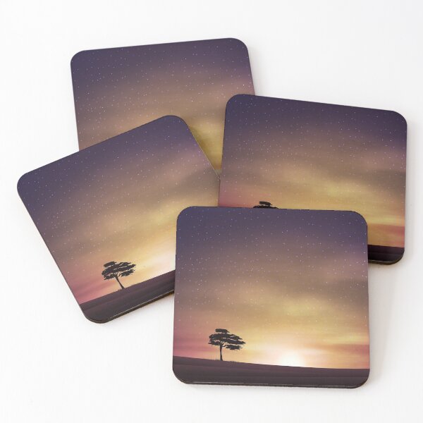 Item preview, Evening Landscape With Orange Sunset designed and sold by JTS STORE.