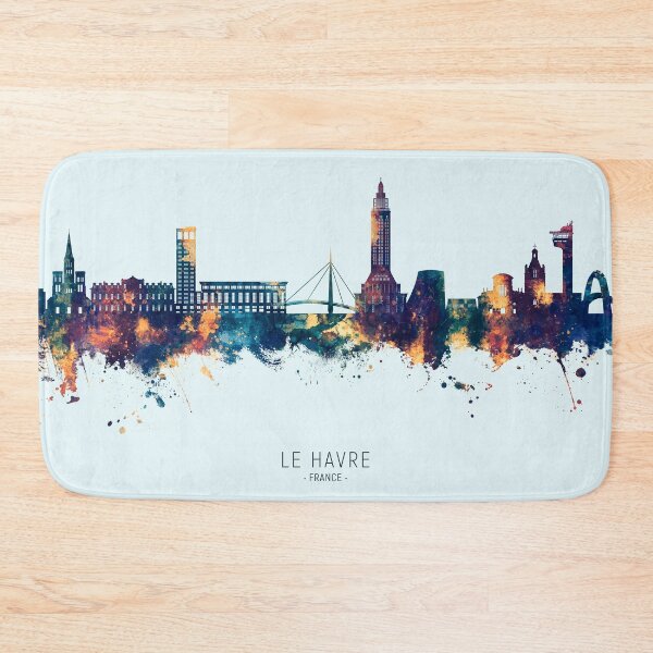 Item preview, Le Havre France Skyline designed and sold by ArtPrints.