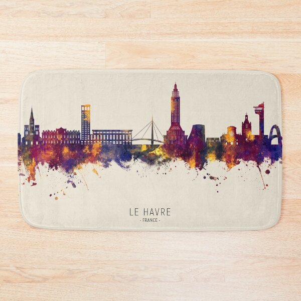 Item preview, Le Havre France Skyline designed and sold by ArtPrints.