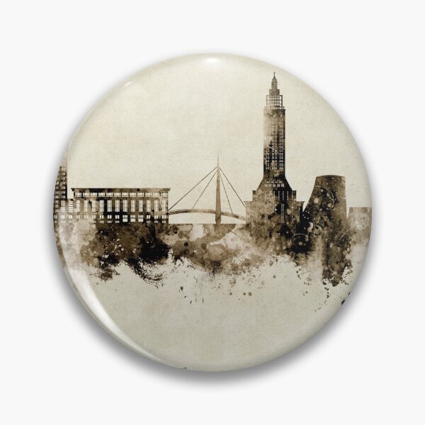 Item preview, Le Havre France Skyline designed and sold by ArtPrints.
