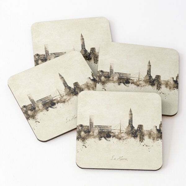 Item preview, Le Havre France Skyline designed and sold by ArtPrints.