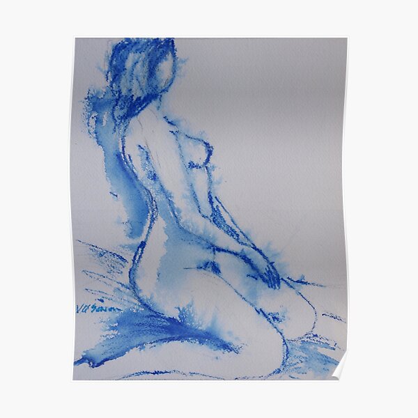 Watercolour Model Poster