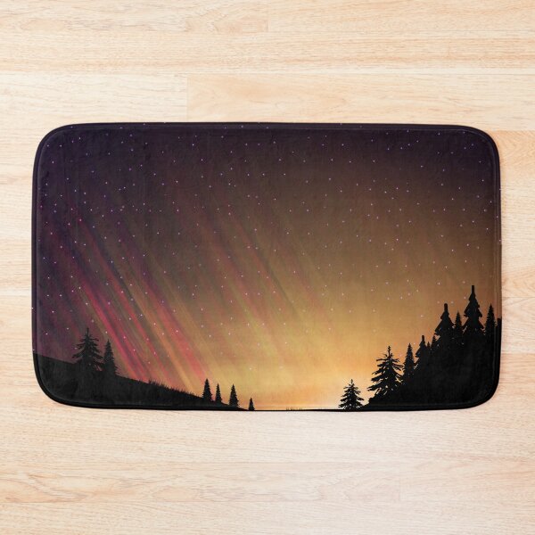 Item preview, Orange Sunset Landscape With Black Background designed and sold by JTS STORE.