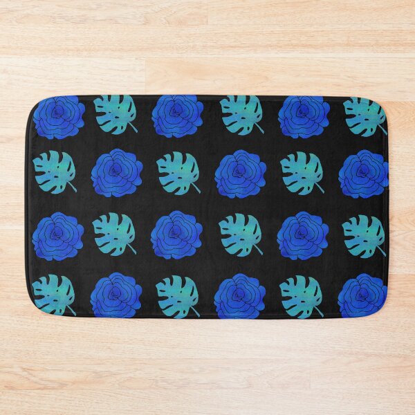 Item preview, Blue Roses & Turquoise Leaves Pattern designed and sold by rainestore.