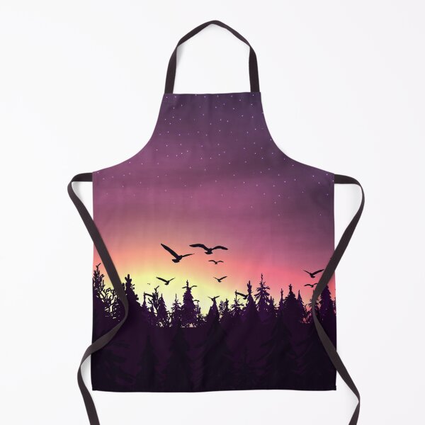 Item preview, Pine Forest With Pink Sunset Landscape  designed and sold by JTS STORE.