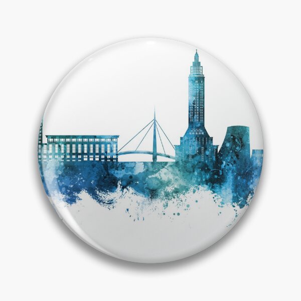 Item preview, Le Havre France Skyline designed and sold by ArtPrints.