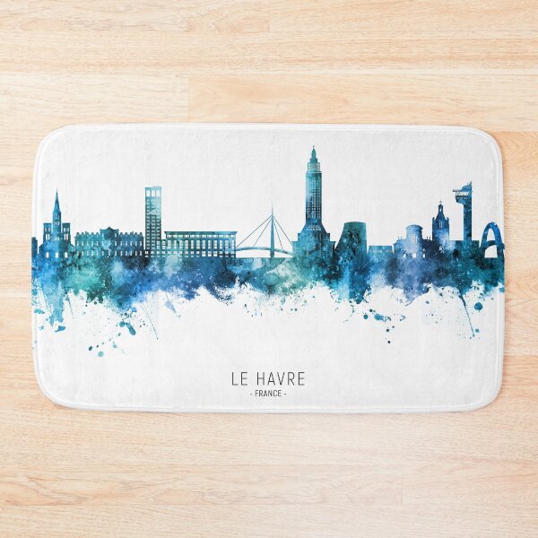 Item preview, Le Havre France Skyline designed and sold by ArtPrints.
