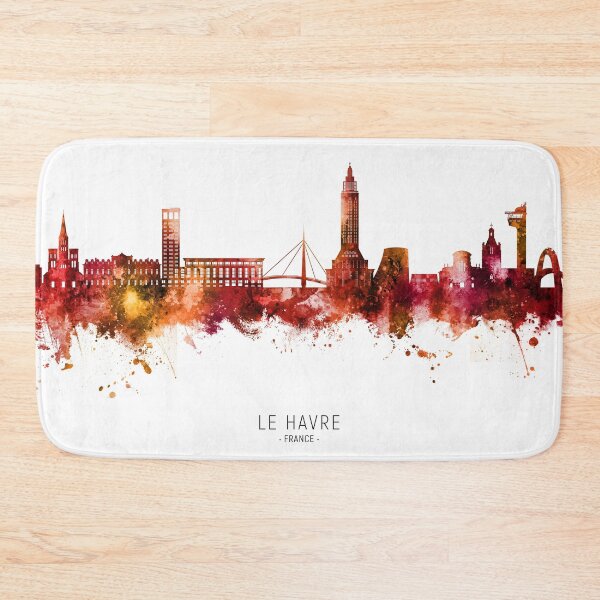 Item preview, Le Havre France Skyline designed and sold by ArtPrints.