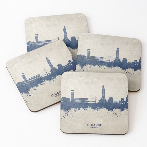 Item preview, Le Havre France Skyline designed and sold by ArtPrints.