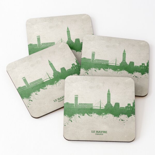 Item preview, Le Havre France Skyline designed and sold by ArtPrints.