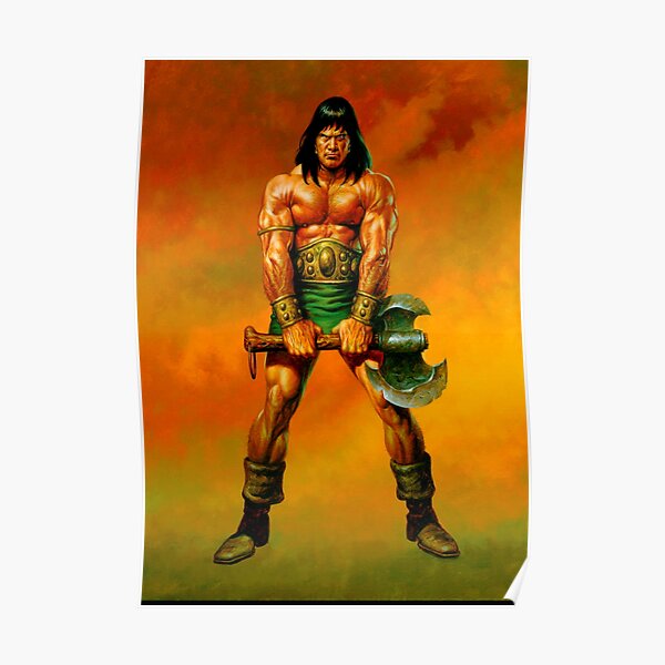 Poster Conan Der Barbar Redbubble