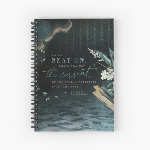 Item preview, So we beat on - The Great Gatsby designed and sold by Stella Bookish Art.