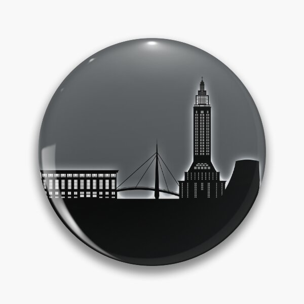 Item preview, Le Havre France Skyline designed and sold by ArtPrints.