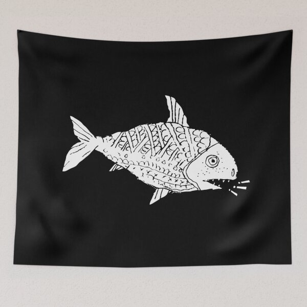 Item preview, Rare Talking Fish designed and sold by BlackLineWhite.