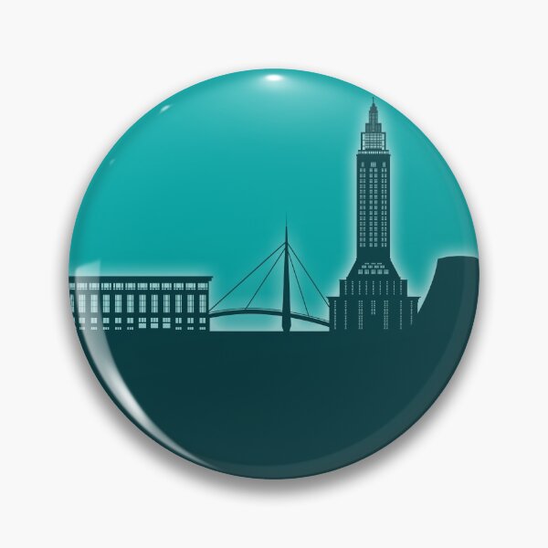 Item preview, Le Havre France Skyline designed and sold by ArtPrints.