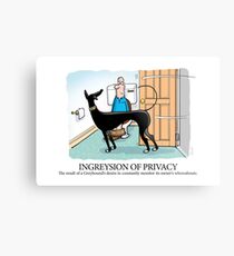 Greyhound Glossary: Ingreysion of Privacy Metal Print
